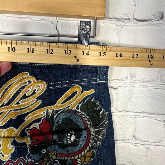 Ninth Hall Ambush Jeans Mens 30 Jeans Snake Embroidered Baggy Straight Leg Y2K - Picture 5 of 11